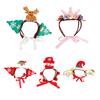 Dogs Cats Christmas Patterns Headband Photography Props Pet Headwear Accessory