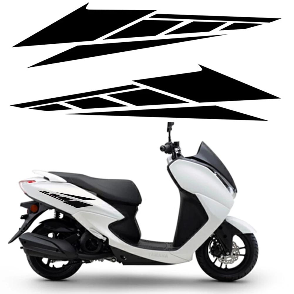 Новые 2 шт. наклейки из ПВХ для мотоциклов, светоотражающие наклейки 20 см/28 см, аксессуары для украшения хвостовой части скутера, декоративные украшения для мотоцикла