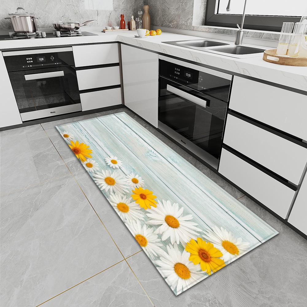 Коврик для кухни, коврик для входной двери, ковер для спальни, коридора, ванной комнаты, нескользящий пол, ковер с рисунком для гостиной