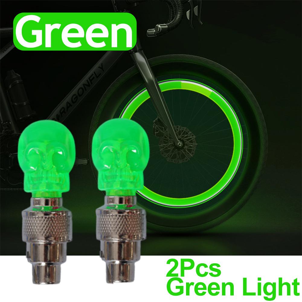 2 шт. велосипедные светодиодные фонари, крышка клапана, фонарик, авто, мотоцикл, шины, воздушный клапан, колеса, спицы, светильник, аксессуары для велосипеда
