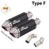 For Ducati Monster 659 696 795 1100 Hypermotard 796 2008-2014 Motorcycle Exhaust Escape Link Pipe Carbon Fiber Muffler DB Killer