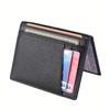 ID Credit Card Holder Men Leather Ultra Slim Bank Purse for Cards Wallet Credit Card Case Genuine Leather
