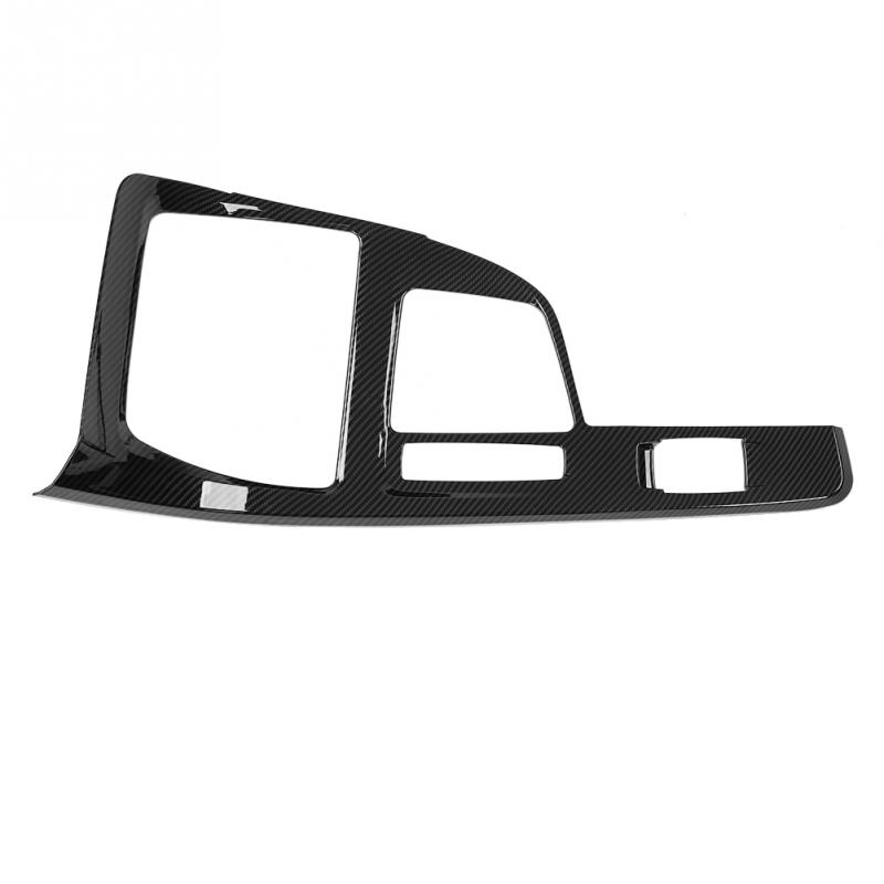 Стиль из углеродного волокна, ABS, обновленный стайлинг автомобиля, крышка панели переключения передач, накладка для BMW X1 F48 2016 2017