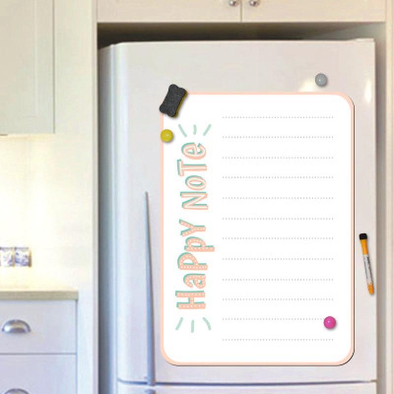 1 Pcs A4 Erasable Whiteboard Kitchen Refrigerator Organizer Planner Reminder Message Memo Erasable Whiteboard Whiteboard Message