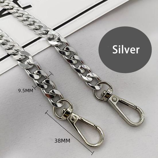 Ремешок-цепочка для сумки, сверхмощный металлический карабин с зажимом, сумка через плечо, сумка через плечо, сменная сумка, аксессуары для самостоятельного изготовления