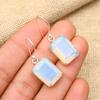 Milky Opal Gemstone Handmade 925 Sterling Silver Jewelry Lovely Earrings For Women