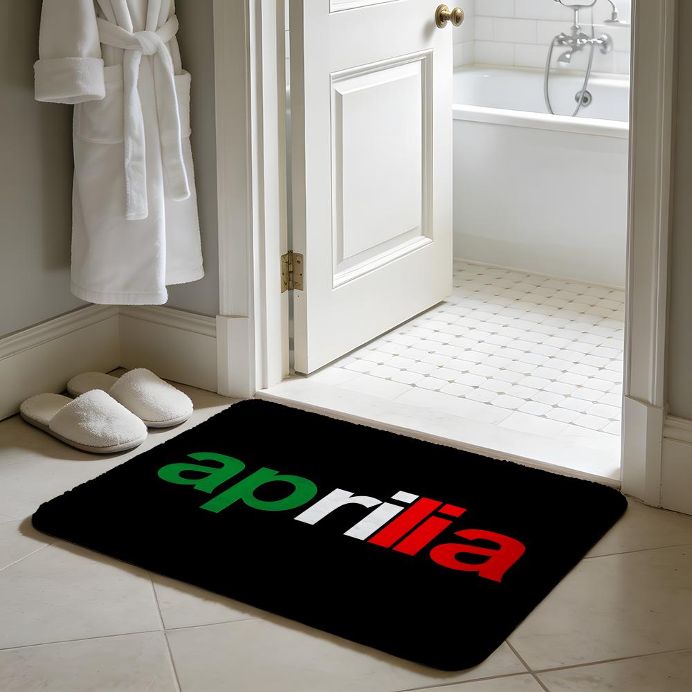 Aprilia Floor Mat Soft Flannel Absorbent Mat Non-Slip Rug Home Bedroom Bathroom
