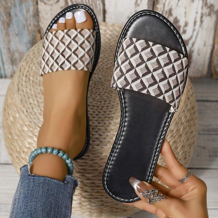 Красочные тапочки для сандалий на плоской подошве с открытым носком женские повседневные шлепанцы женские пляжные тапочки на плоской подошве пляжные тапочки большого размера 43