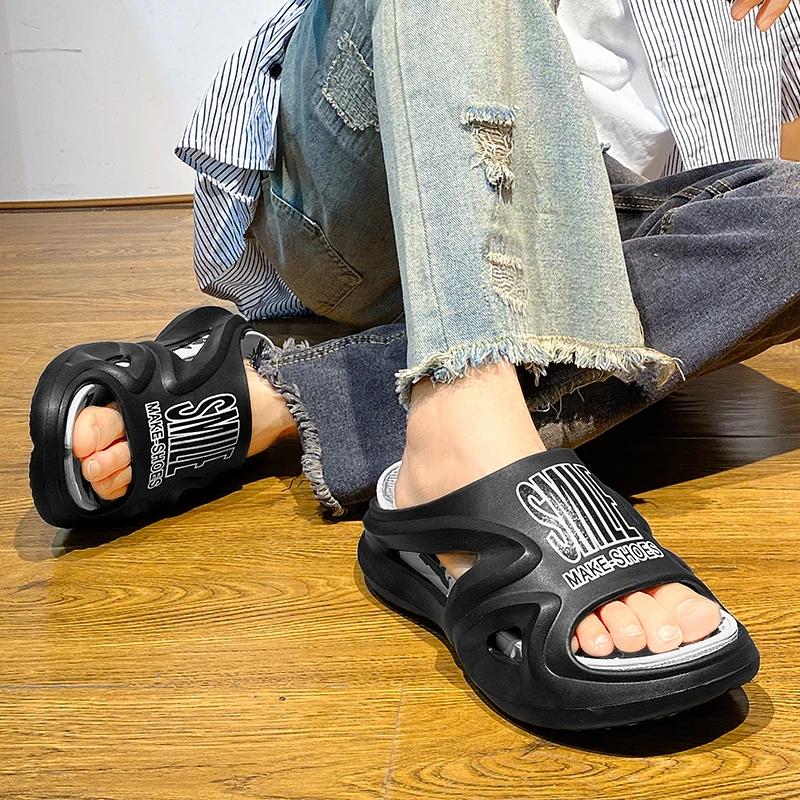 Тапочки женские роскошные 2024 женские шлепанцы для отдыха на платформе женские кожаные сандалии для вождения обувь женская летняя обувь теннис