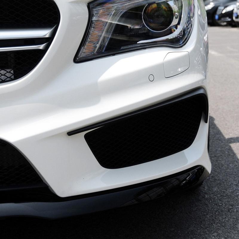 Car Front Bumper Splitter Spoiler Trim for Mercedes W117 C117 CLA Class CLA45 CLA200 CLA220 CLA250 CLA260 AMG 2013-2015