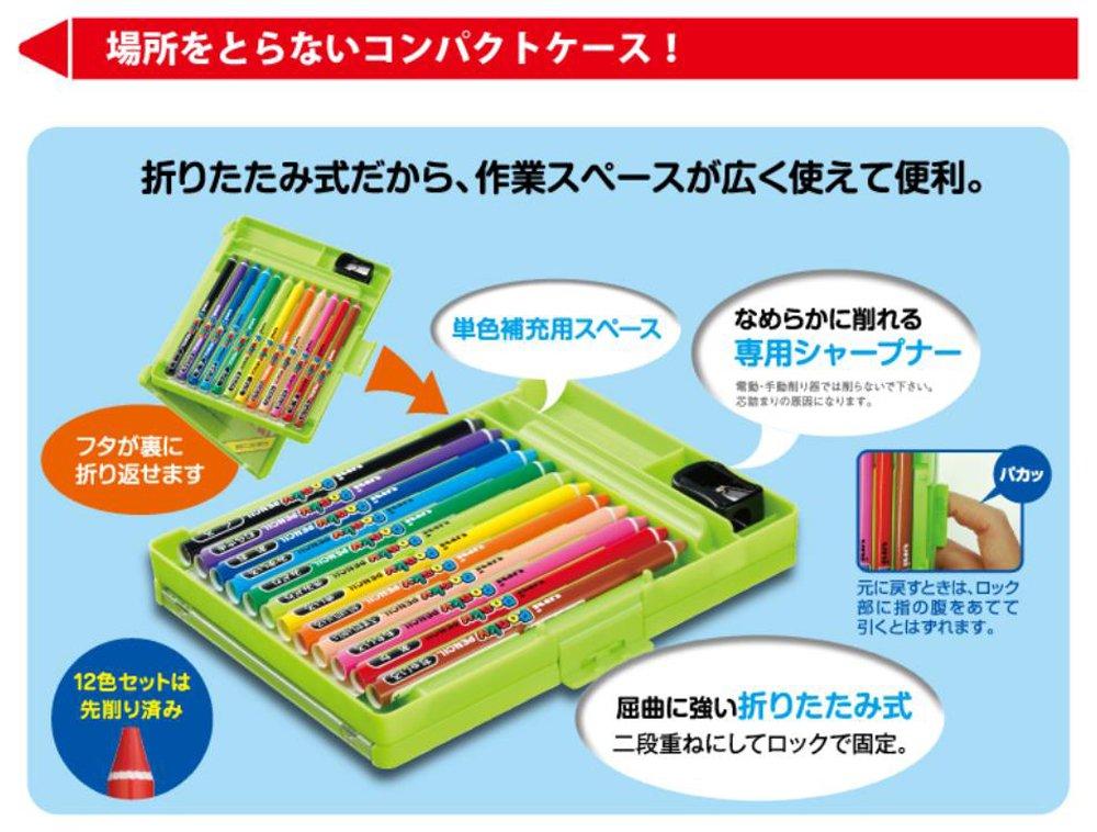 Карандаш Mitsubishi цветной карандаш Ponky Pencil для детей 12 цветов K800PK12CLT