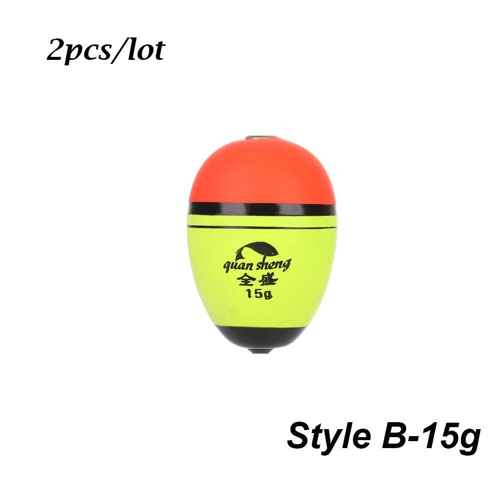 2pcs/lot High Quality Cat fish Plastic Eva Foam Bobber Ball Boia Fishing Float