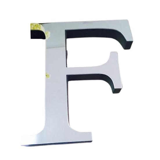 Популярные свадебные английские любовные письма домашний декор 3D зеркальные настенные наклейки алфавит рождественский декор ARI