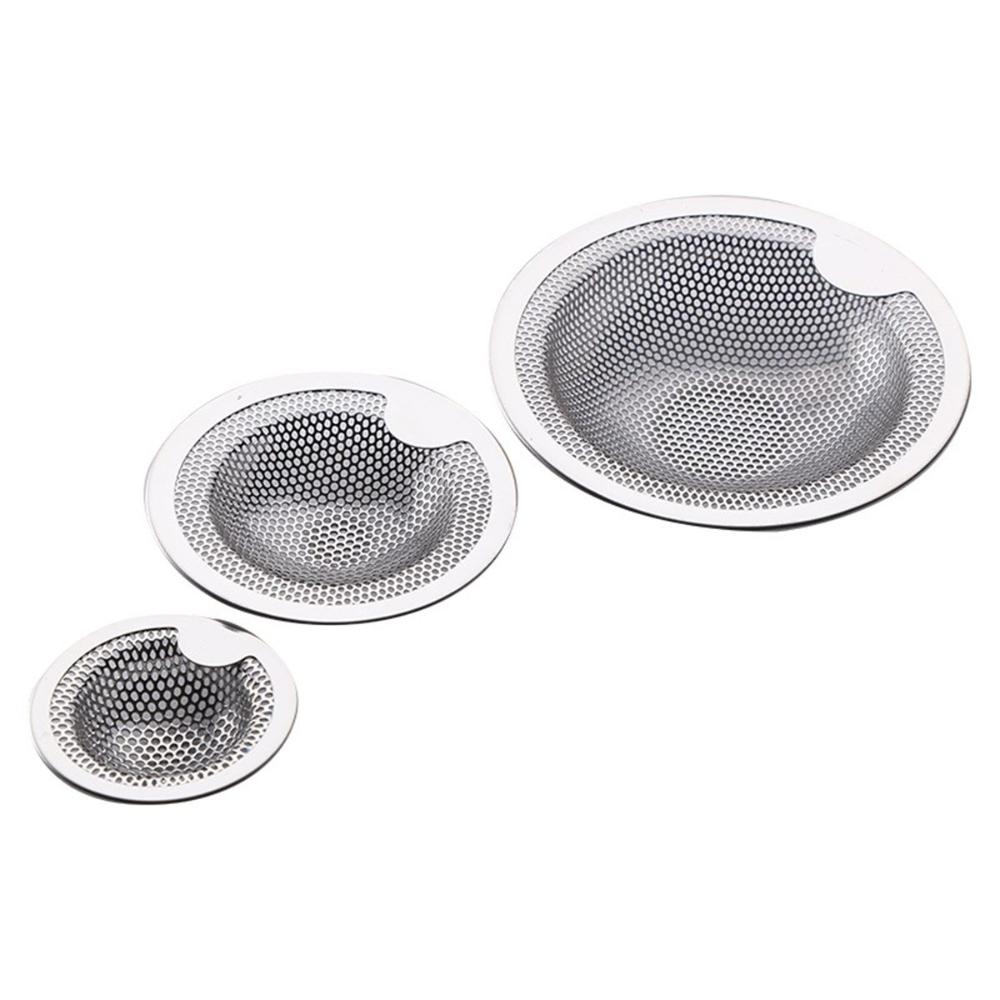 Stainless  Steel Bathroom Bathtub Colander Kitchen Tools Drain Strainers Water Sink Filter