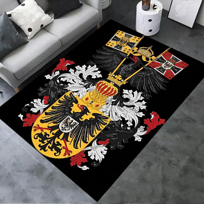 German Empire Carpet Rug for Living Room Bedroom Home Sofa Decoration,Kids play Non-slip Floor Mat