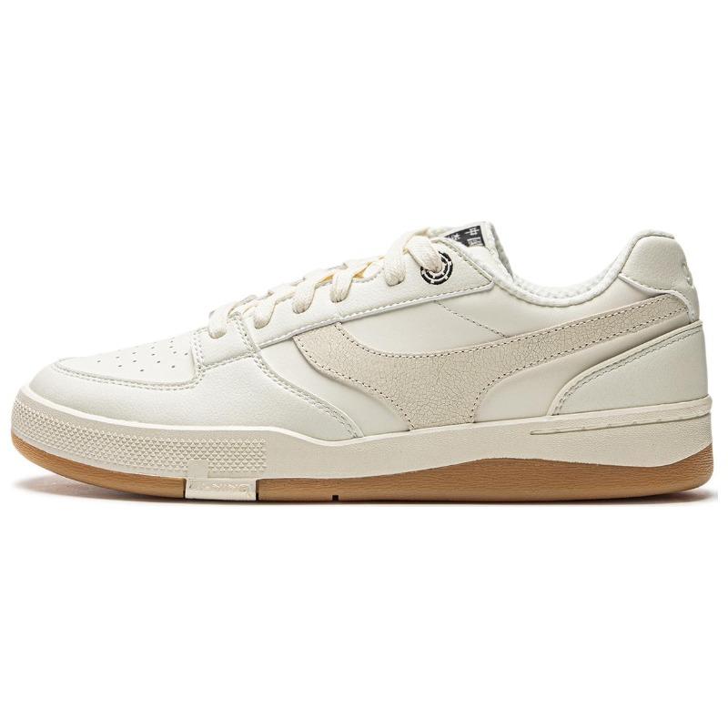 Li-Ning Zhengrong 92S Men Low Top Skateboard Shoes Beige AEPU037-4