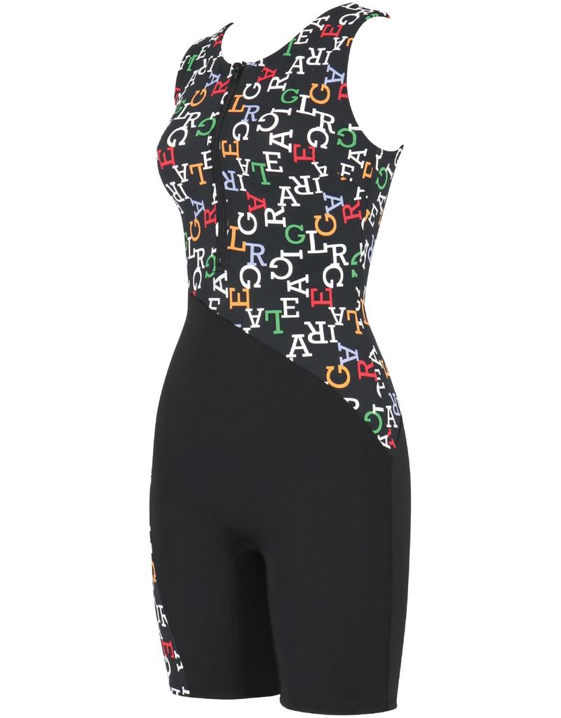 Купальник Wacoal Swim Wear с моделирующим спину эффектом, слитный, разглаживает спину, закрывает спину, подходит до размера Q, большой размер SWR424 BS 15L