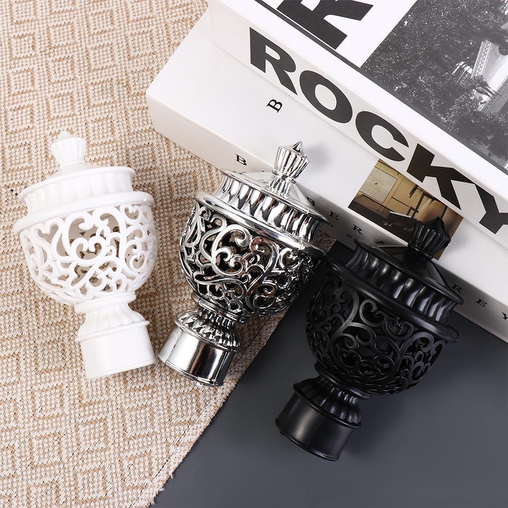 Декоративные полые наконечники для карниза, заглушка для карниза, аксессуары для штор, головка карниза