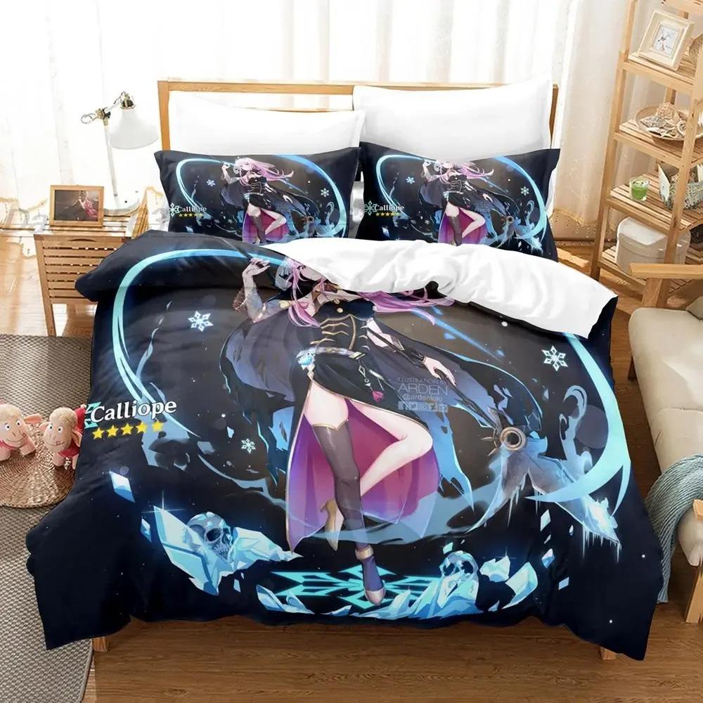 3D Print Anime Pink Girls Neneka Bedding Collection Single Twin Full Queen King Size Bed Collection Adult Kid Bedroom Duvet Cover Sets
