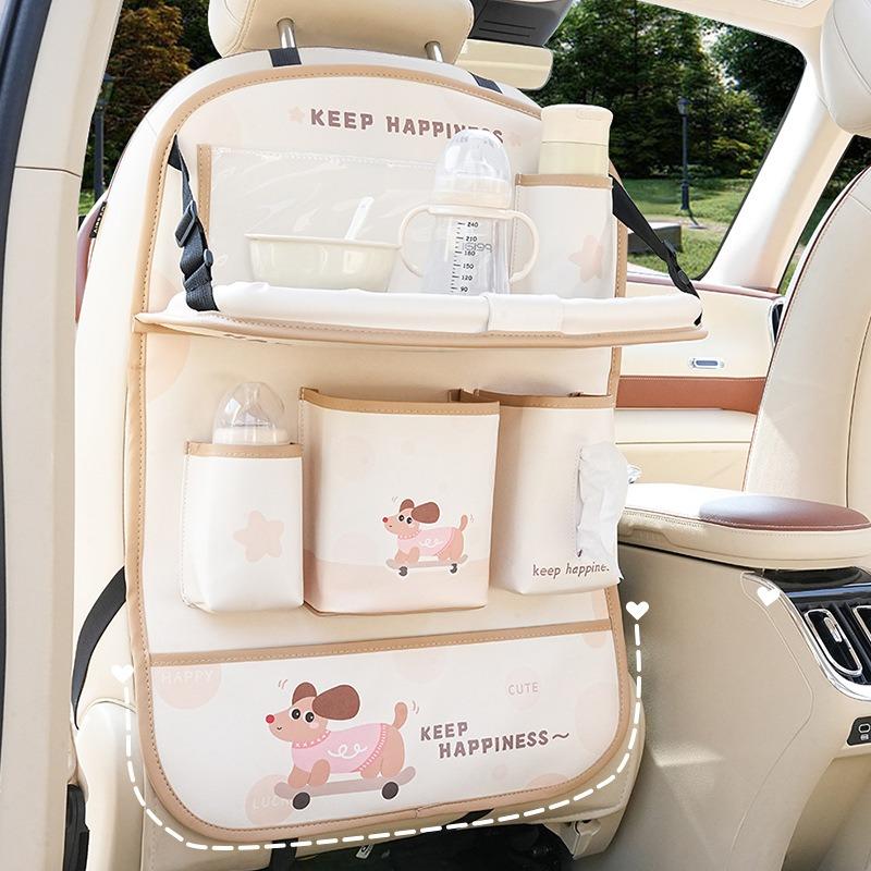 Multifunctional Cartoon Vehicle Back Seat Hanging Storage Bag Organizer
