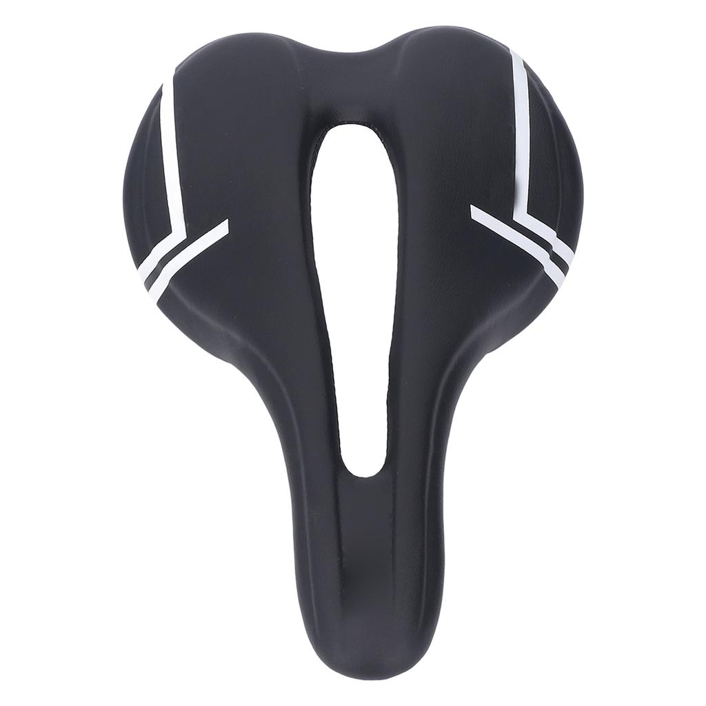 Mountain Bike Saddle Cushion Microfib PU Lth Hollow Brthable for Road Riding