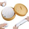 5.5Cm Imitation Stuffed Bun Cha Siu Bao Slow Rebound Vent Toy Novelty Toy Fidget Toy Feel Good Squishy Stress Relief