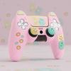 Силиконовый чехол, совместимый с PlayVital ps5, совместимый с зарядной станцией, с чехлом в виде милого медвежонка, колпачок для джойстика, наклейка на сенсорную панель