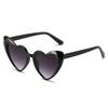 Summer new love sunglasses, fashion collar corner diamond-feeling ins sunglasses, jelly-colored copper film glasses for women