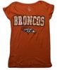 Одежда для подростков NFL, юниоров, футбольная футболка Denver Broncos, новая, размеры XS, M, XL