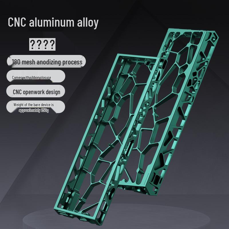 Корпус клавиатуры из анодированного алюминиевого сплава H60: Полый корпус для моделей с магнитной осью Wooting/MAD60/WIN60