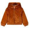 Hoodie - vidaXL - Faux Fur - Cognac Color - Long Sleeves - Unisex