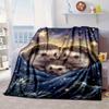 Autumnal Hedgehog Family Blanket Flannel Blanket Throw Blanket Sofa Cover Blanket Soft Premium Blanket Picnic Blanket Tv Blanket Gifts