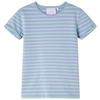 Kids' T-shirt Design with Bright Mint Stripes 92/104/116/128/140