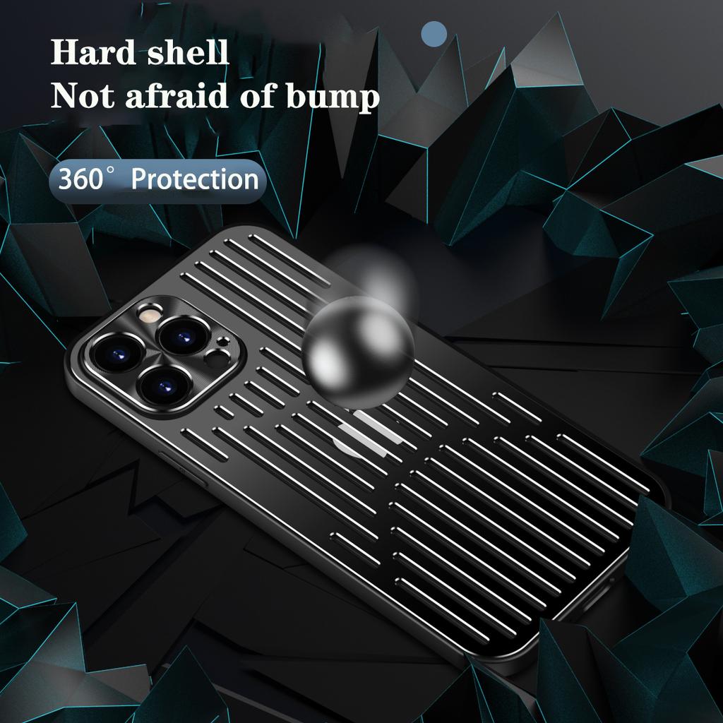 Официальный противоударный алюминиевый жесткий защитный чехол для Iphone 14 13 12 Pro Max 14pro Plus, металлическая дышащая охлаждающая крышка для камеры, принципиально