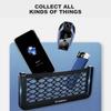 Car Organizer Storage Bag Auto Paste Net Pocket Phone Holder Car Accessories For Nissan Nismo Tiida Sylphy Teana X Trail T30 T32 Almera Qashqai