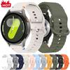 Силиконовый ремешок 22 мм 20 мм для Samsung Galaxy Watch 7 6 5 4 44 мм 40 мм 6 Classic Active 2 Спортивный браслет для Huawei GT Watch Band