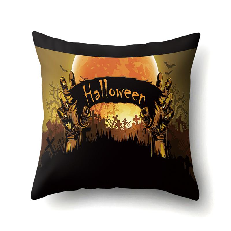 Хэллоуин Наволочка Подушка для поясницы автомобиля Тыква Чехол для диванной подушки Офис Дом Гостиная Наволочка