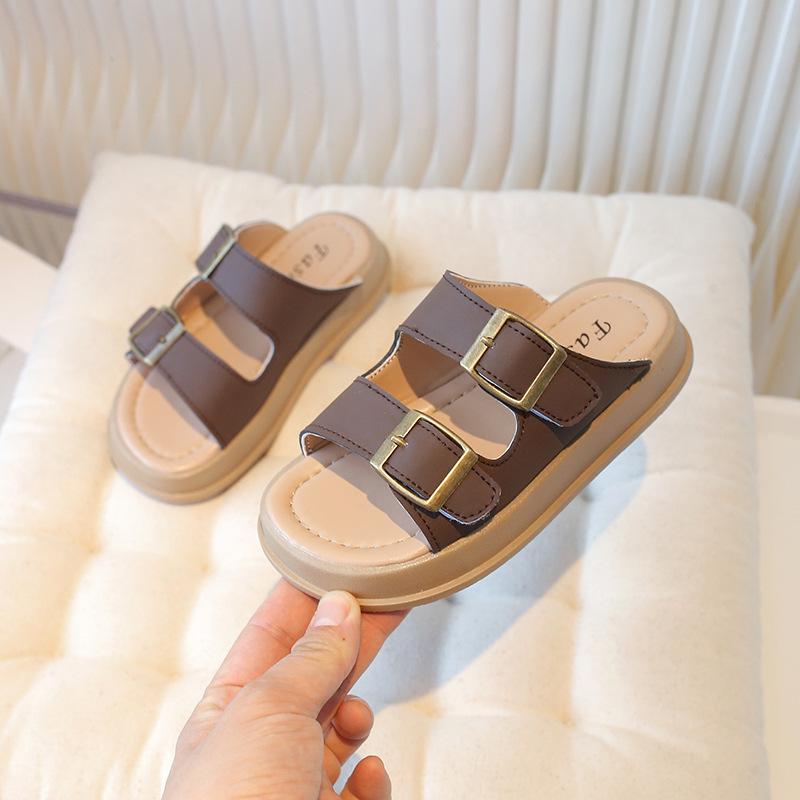 Kids Summer Retro Soft Sole Beach Shoes Unisex Middle Big Children Casual Water Friendly Outdoor Sandals