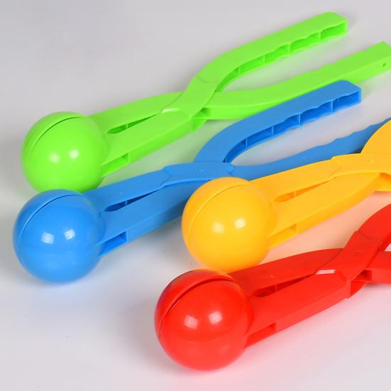 Снежколеп Игрушки для снежков с ручкой Пластиковый инструмент-коготь для снежков для зимних развлечений на открытом воздухе и в помещении Строительство песочных замков