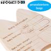 TOOTHBOX Milk Tooth Box Wooden Tooth Box Girls Boys Baby Tooth Box Memory Box