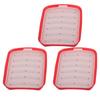 3pcs With Vented Lid Hot Dog Mold Food Grade Silicone Ham Making Tray  Home Kitchen Baking
