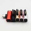 Двойной USB Type C для наушников Aux адаптер-разветвитель аудио разъем для зарядки