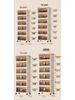 Portable Multi-Layer Folding Storage Cabinet for Kitchen and Living Room