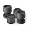 Bifine Washing Machine Raiser Rubber Set of Adjustable Height Noise and for Washing and 500kg Weight Furniture Height and Noise Cancelling Feet, 4,