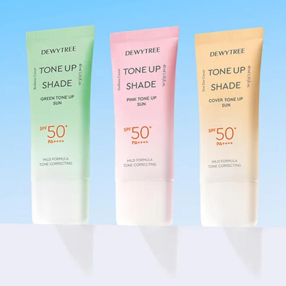 DEWYTREE Tone-Up Shade Pink Tone-Up Sun 40ml - Korean Brightening Sunscreen
