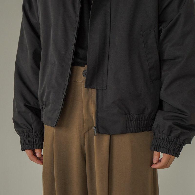 Autumn Short Work Coat Men's Fashionable Loose Lapel Windbreaker Jacket