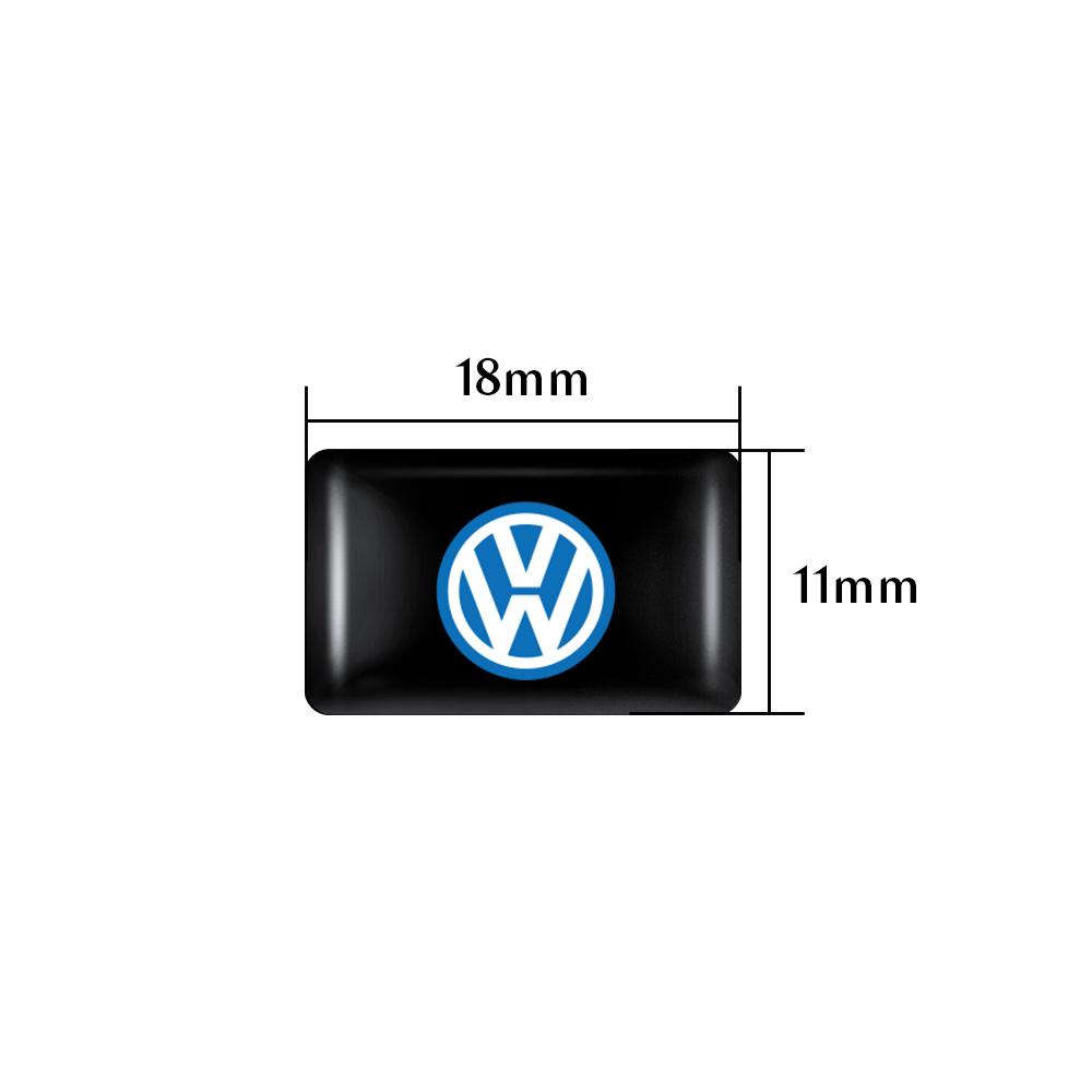 10/20/50Pcs Car Styling 3D Epoxy Stickers Auto Interior Decoration Decals For Volkswagen Vw Tiguan Jetta Scirocco Touran Golf
