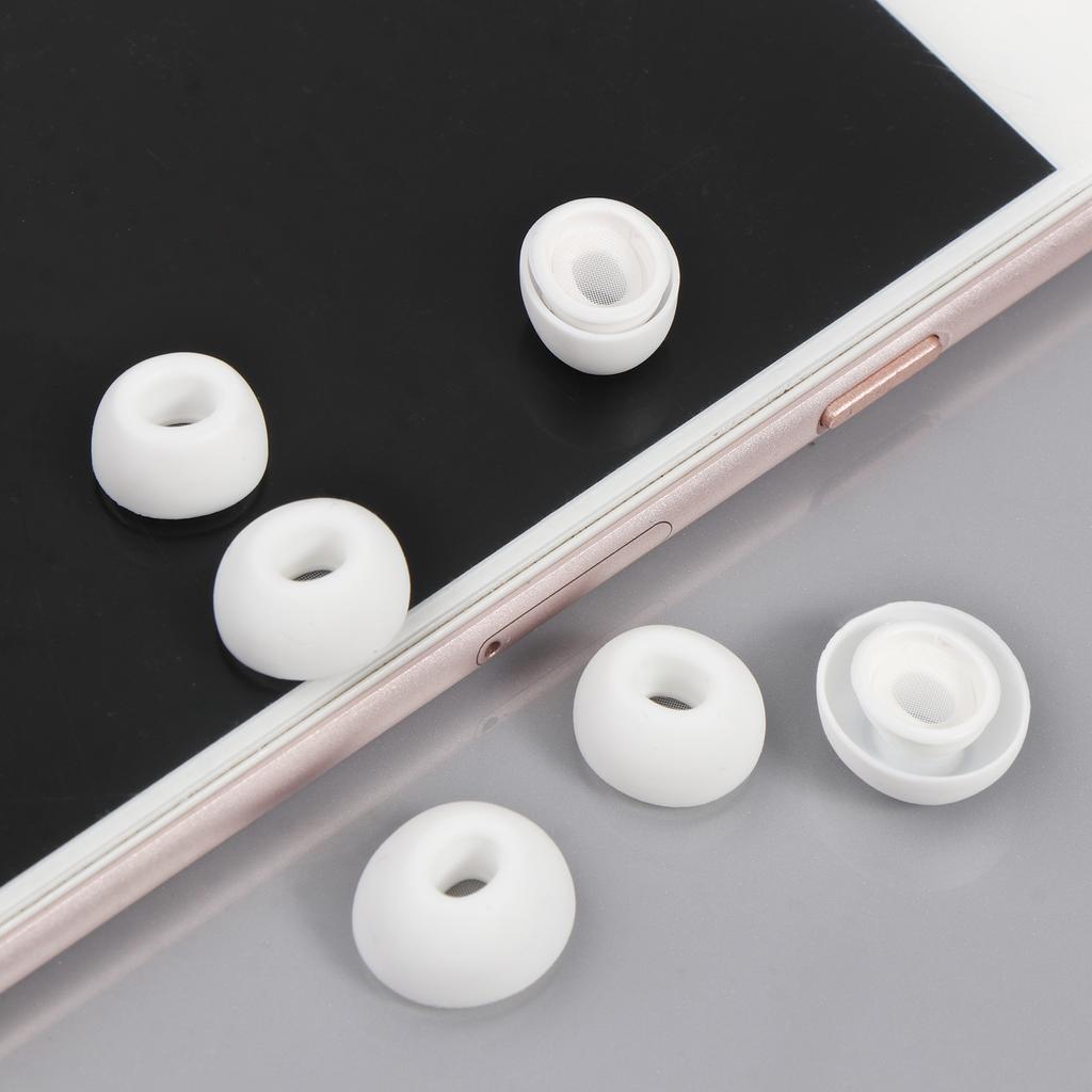 3Pairs Soft Silicone Earbuds Earphone Tips Earplug Cover for Airpods Pro L/M/S 3 Size Headphone Eartips for Airpods