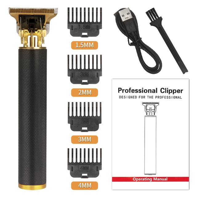 Машинка для стрижки волос, машинка для стрижки волос, перезаряжаемая бритва для бороды, профессиональный электрический триммер для волос для мужчин, парикмахерская