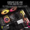 Corsair ICUE LINK TITAN 360 Radiator RX ARGB Case Fan with LCD Screen Water Cooling CPU Cooler Black CW-9061023-WW